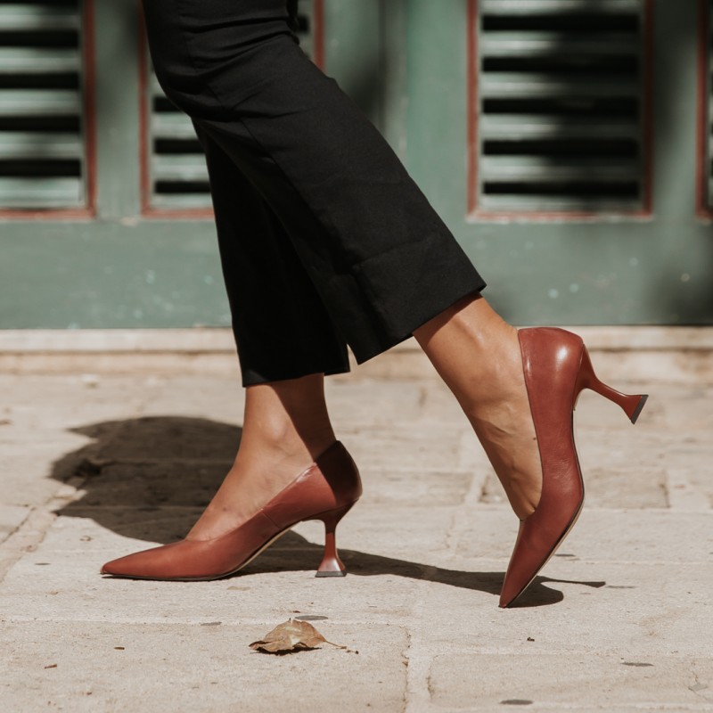 Zapatos de salón piel cuero Gabriele - Vienty
